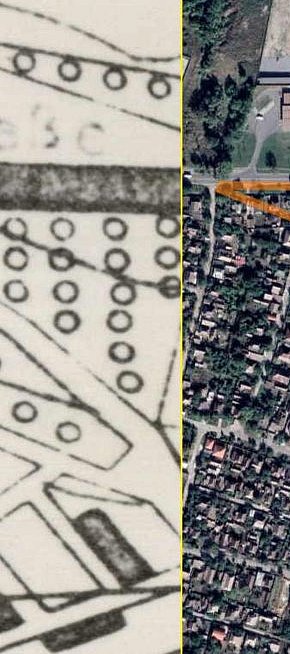 Одна зі «знахідок» на німецькій карті, 1943 рік