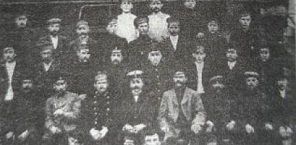 Працівники Довгинцівського депо, 1908 рік