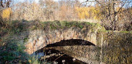 Старий місток через Саксагань. Колишня садиба Харіна