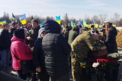 В Кривом Роге попрощались с погибшим защитником «Азовстали»