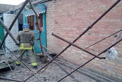 Враг атаковал Никопольщину из тяжелой артиллерии, погиб и ранен