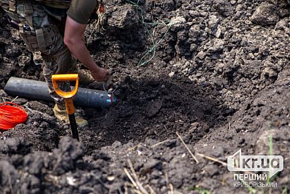 В Криворожском районе саперы уничтожили вражеские боеприпасы
