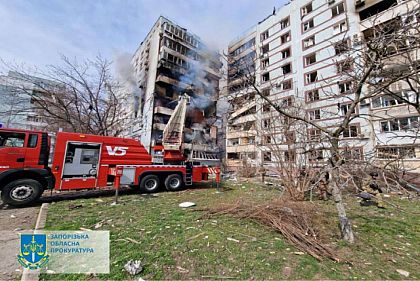 В Запорожье пострадали более 20 человек из-за ракетной атаки