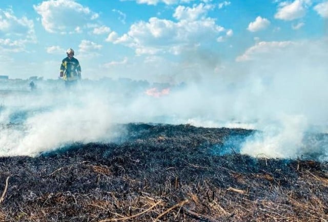 У Кривому Розі очікується висока пожежна небезпека