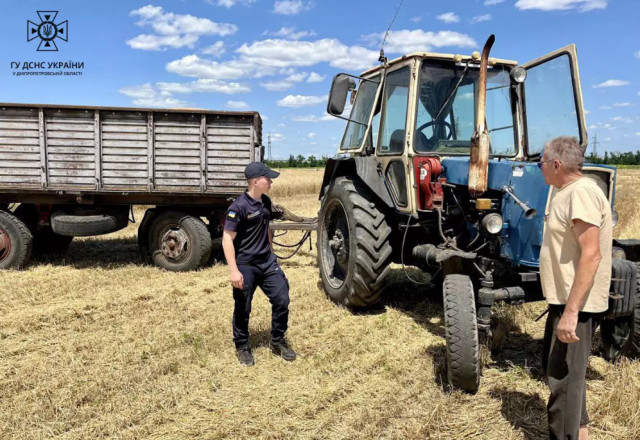 Аграриям Криворожья советуют позаботиться о пожарной безопасности на период уборки и переработки урожая