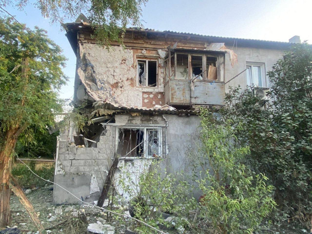 7 раз за ночь оккупанты обстреляли Никопольщину из тяжелой артиллерии