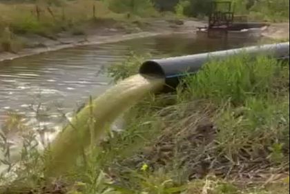 В Кривом Роге запустили воду в Южное водохранилище