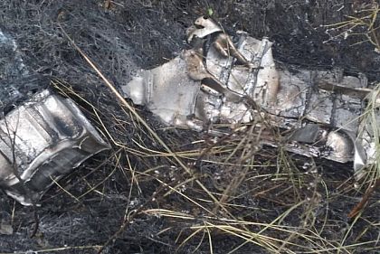 Над Днепропетровщиной защитники сбили ракету, падение обломков повлекло за собой пожар