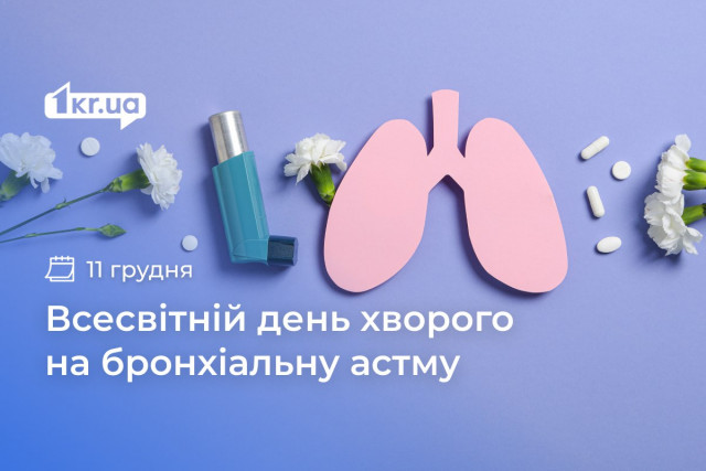 11 грудня — Всесвітній день хворого на бронхіальну астму