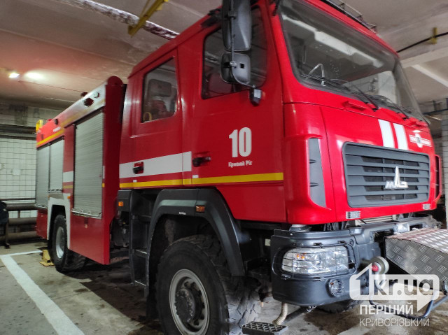У Криворізькому районі під час гасіння пожежі рятувальники виявили тіло людини