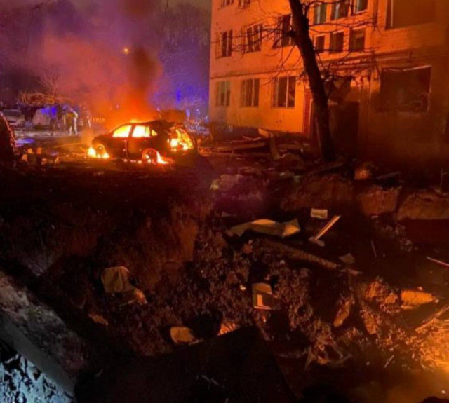 Массированный ракетный удар по Киеву: есть пострадавшие