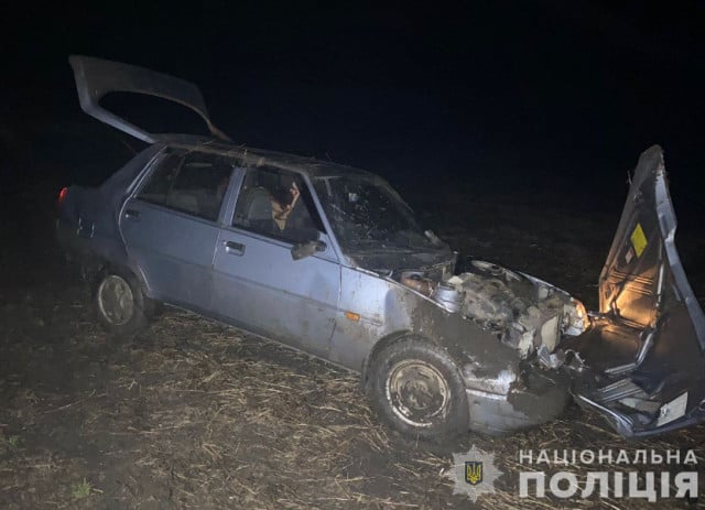 Викрав автівку та з`їхав в кювет: на Криворіжжі затримали підозрюваного