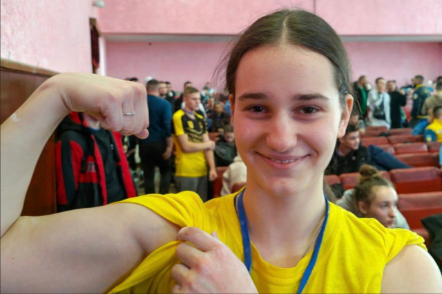 Криворожанка завоевала первое место на Кубке Украины по армрестлингу