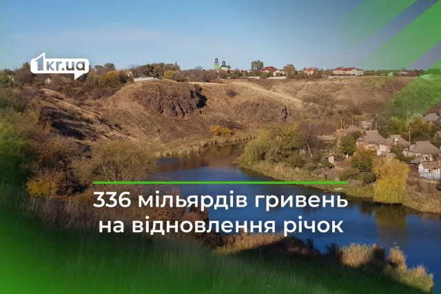 За 336 мільярдів гривень планують реалізувати проєкти відновлення річок в Україні