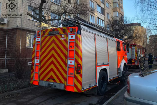 Пожежа у Кривому Розі: одна людина загинула, ще 6 врятовано