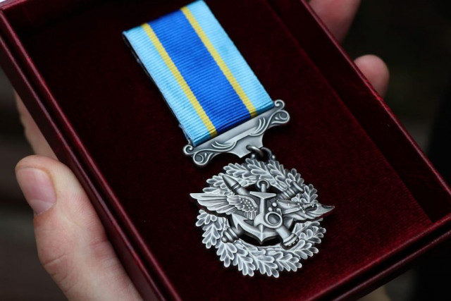 Криворожского нацгвардейца наградили медалью «За военную службу Украине»