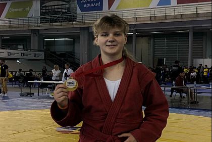 Криворожанка стала победительницей на Играх Единоборств по борьбе самбо