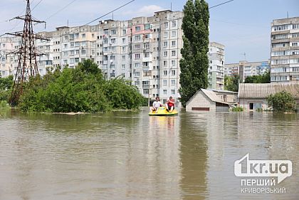 На затопленной Херсонщине за ночь снизился уровень воды: на сколько