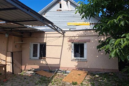 Враг обстрелял Никополь почти тремя десятками снарядов из тяжелой артиллерии