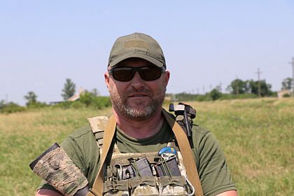 Криворожского нацгвардейца на псевдо «Ведик» наградили медалью «Защитнику Отчизны»