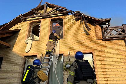 Ворог снова атаковал Никополь из тяжелой артиллерии