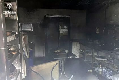 В Кривом Роге во время пожара травмировался охранник