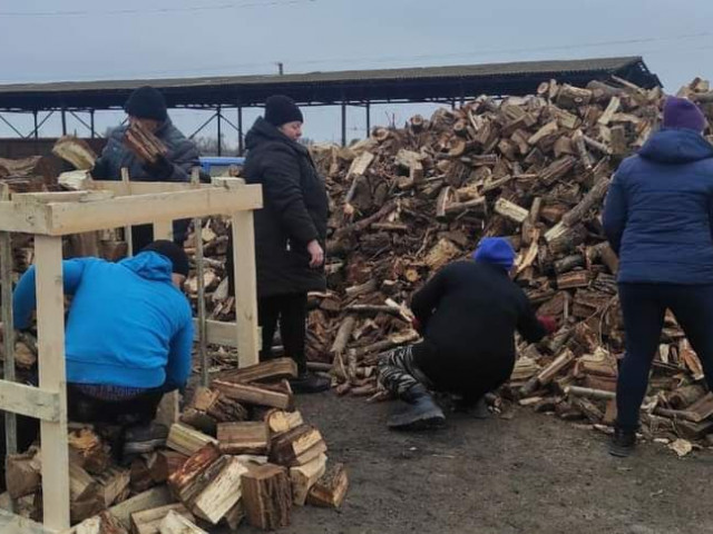 Более 100 семей Зеленодольской громады получили дрова для обогрева жилья