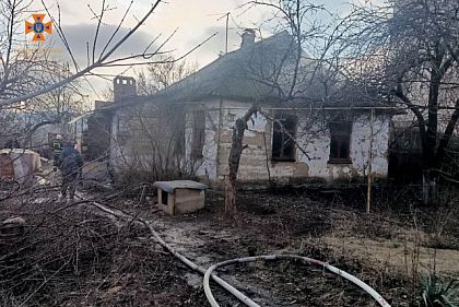 В Кривом Роге в пожаре погиб мужчина