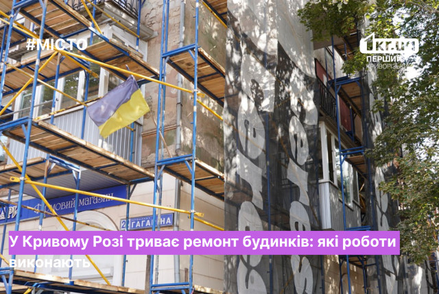 Ремонт домов на проспекте Гагарина в Кривом Роге: какие работы выполнят