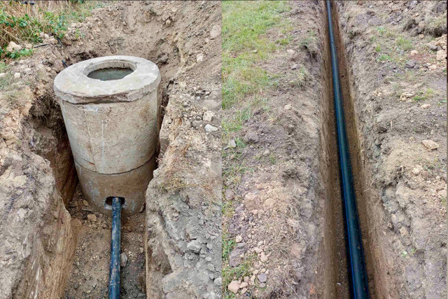 В Марьянском Криворожского района продолжаются работы по прокладке водопровода