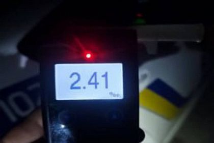 За неделю криворожские патрульные обнаружили 78 нетрезвых водителей