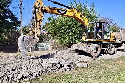 В Криворожском районе восстанавливают дороги
