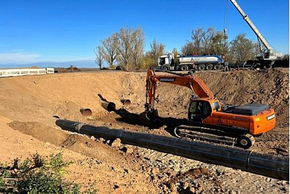 Водопровод, подающий воду в Кривой Рог, готов на 76%