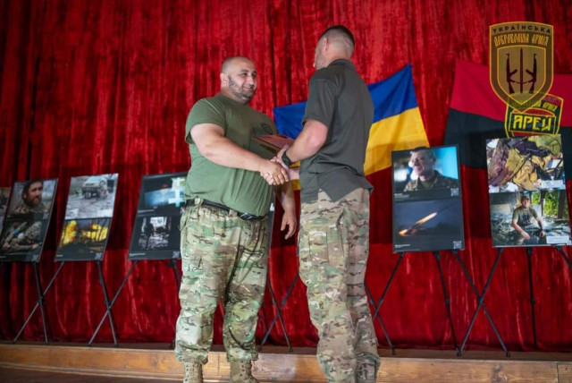 Криворожане из батальона «Арей» получили награды в годовщину создания батальона