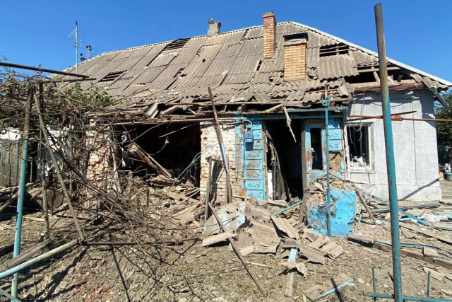Обстріл Нікопольщини: постраждала 82-річна жінка