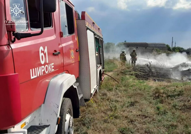 Пожарные Днепропетровщины погасили многочисленные пожары в экосистемах