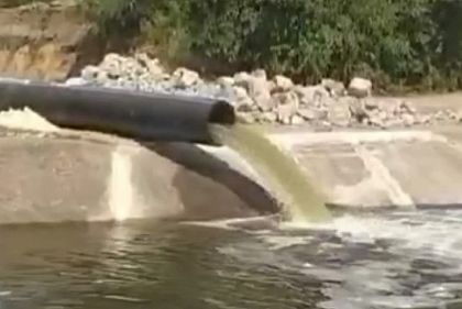 Вода для обеспечения жителей Кривого Рога начала поступать в Южкое водохранилище