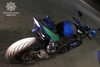 Патрульные Кривого Рога обнаружили находившийся в розыске мотоцикл