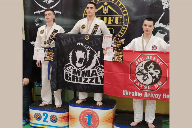 Криворожские спортсмены завоевали три медали на Чемпионате Украины по Комбату Дзюцу