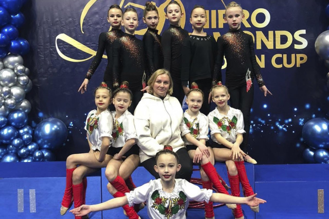 Художественные гимнастки из Кривого Рога заняли призовые места на Всеукраинском турнире