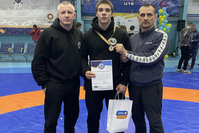Воспитанники ДЮСШ №2 завоевали медали на чемпионате Украины по вольной борьбе
