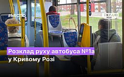 Расписание автобуса №1а в Кривом Роге