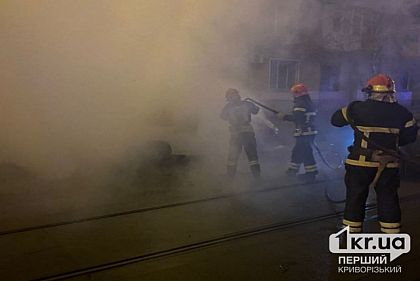 В Кривом Роге горел автомобиль: стали известны детали