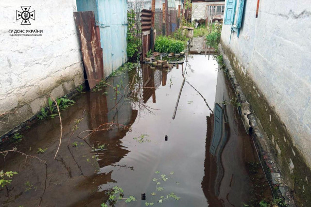 В Днепропетровской области остаются подтопленными 40 домов