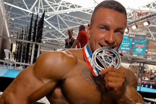Криворожанин стал вторым на чемпионате Европы по фитнесу и бодибилдингу