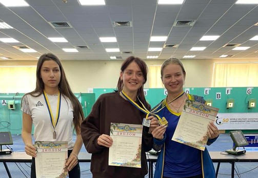 Криворожские спортсмены завоевали «золото» Чемпионата Украины по пистолету