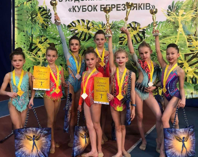 Криворізькі гімнастки завоювали 5 золотих і 5 срібних медалей на Кубку Березняків