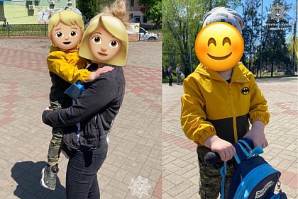 Патрульные разыскали 3-летнего криворожанина, потерявшегося возле магазина
