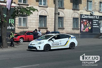 В Кривом Роге произошло тройное ДТП