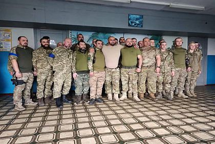 На передовой наградили наградами бойцов из Кривого Рога